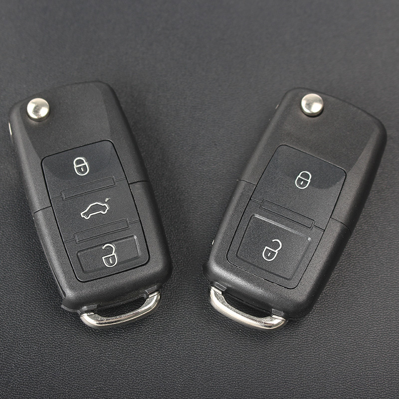 适用于大众b5帕萨特途观速腾朗逸迈腾斯汽车折叠遥控钥匙外壳