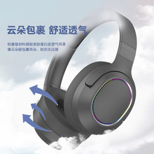 跨境无线蓝牙耳机头戴式全包耳可伸缩高续航游戏重低音耳麦亚马逊