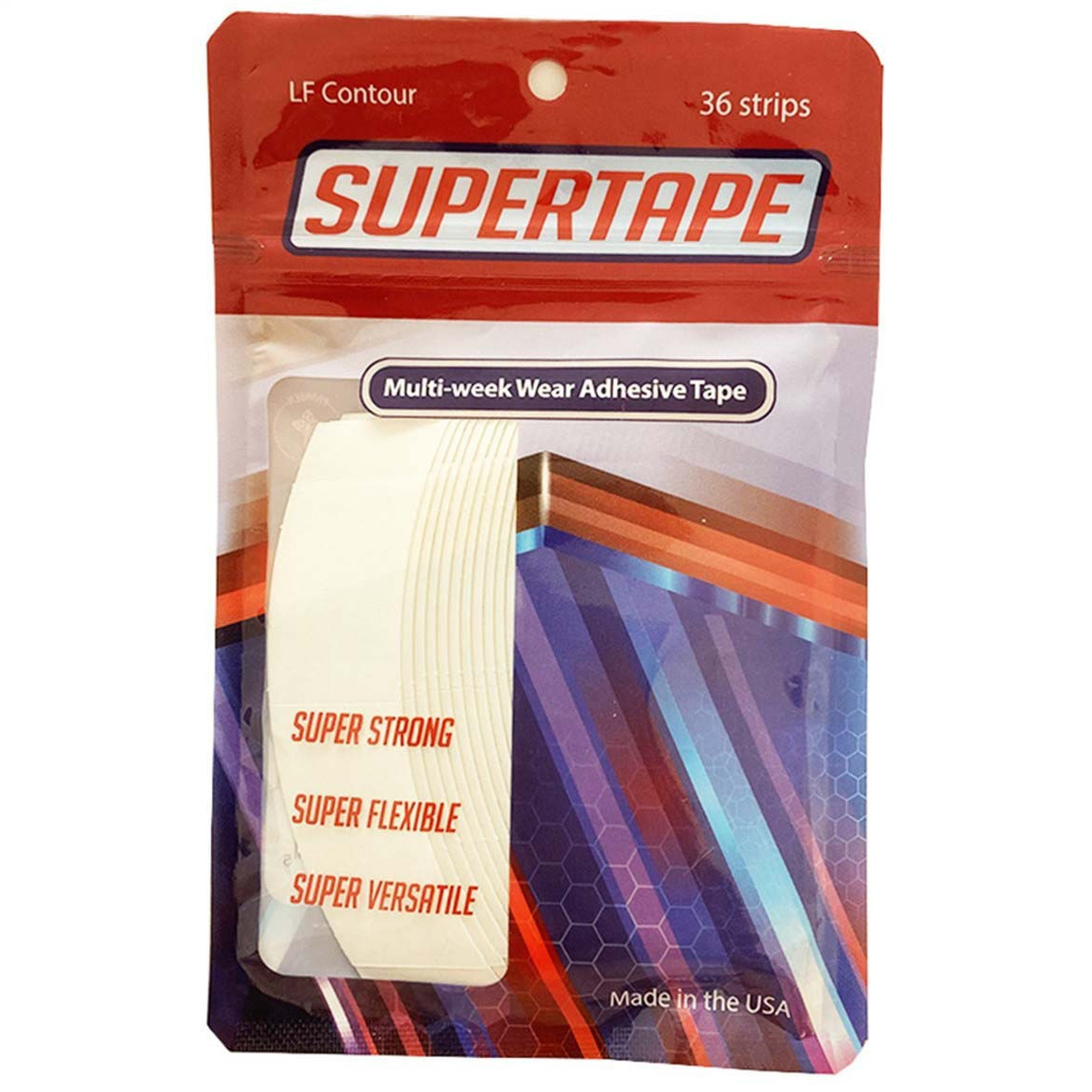 美国假发织发补发胶片双面胶super tape 新包装 36片/包-阿里巴巴