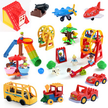 兼容乐高大颗粒游乐园摩天轮配件儿童益智早教拼装积木玩具零散件