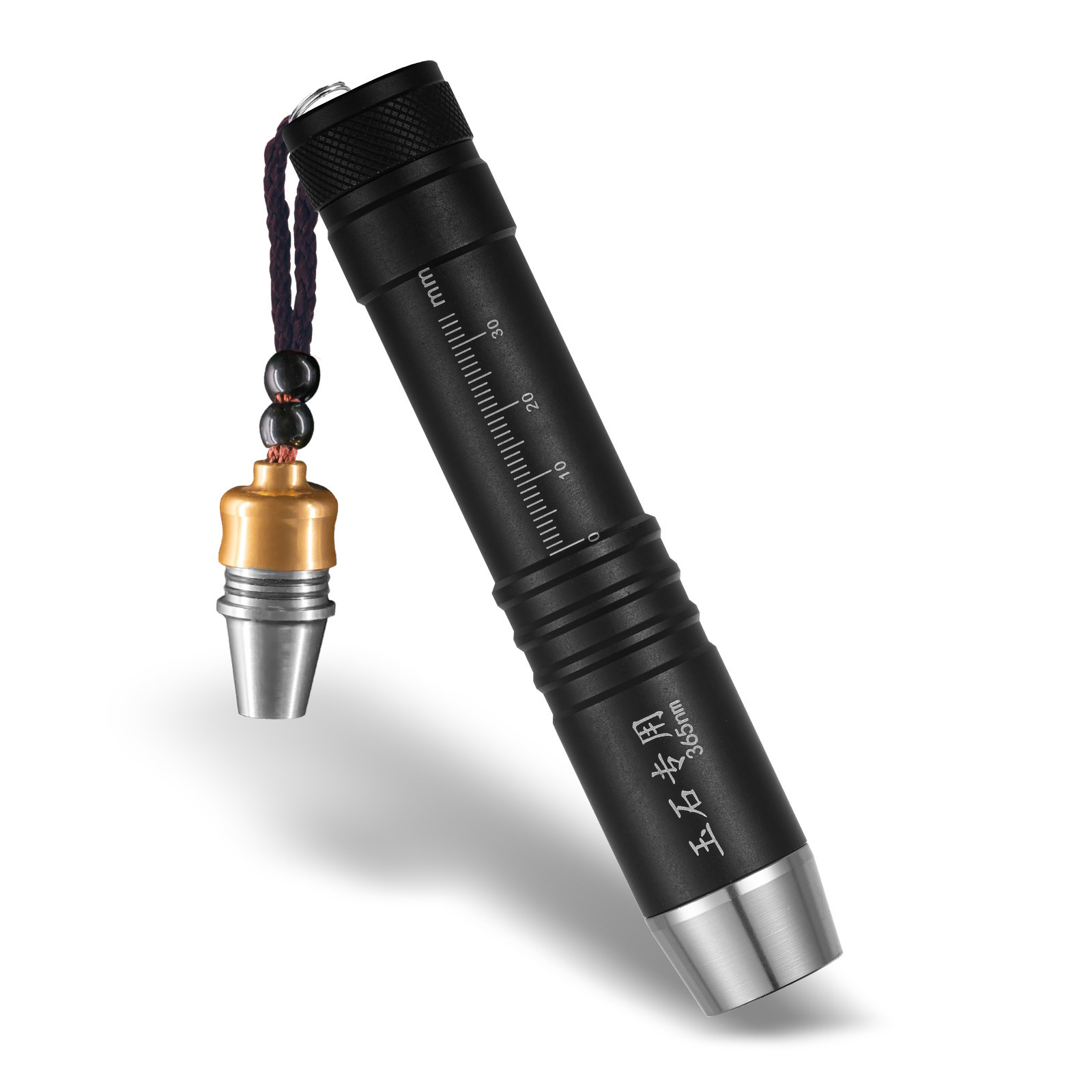 照玉石手电筒专用强光超亮三光源小头鉴定珠宝翡翠蜜蜡365紫光灯