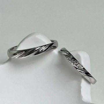 恋爱频率莫比乌斯情侣戒指男女对戒小众个性冷淡风手饰品开口指环