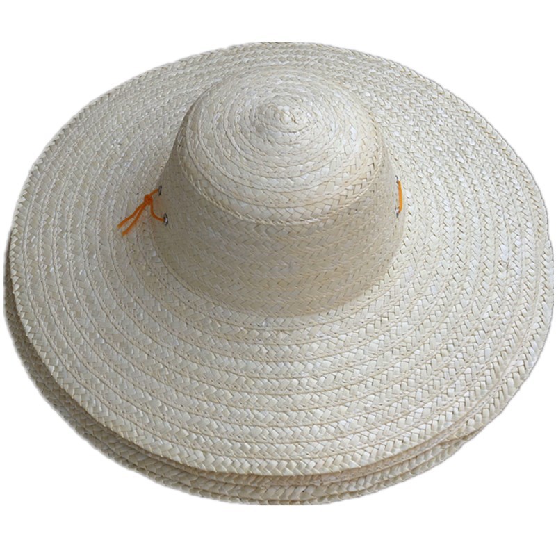 Straw Hat Summer Farmer Straw Hat Straw Straw Woven Sun-Proof Anti-Ddos Big Brim Men and Women Rural Agricultural Fishing Straw Hat Wholesale