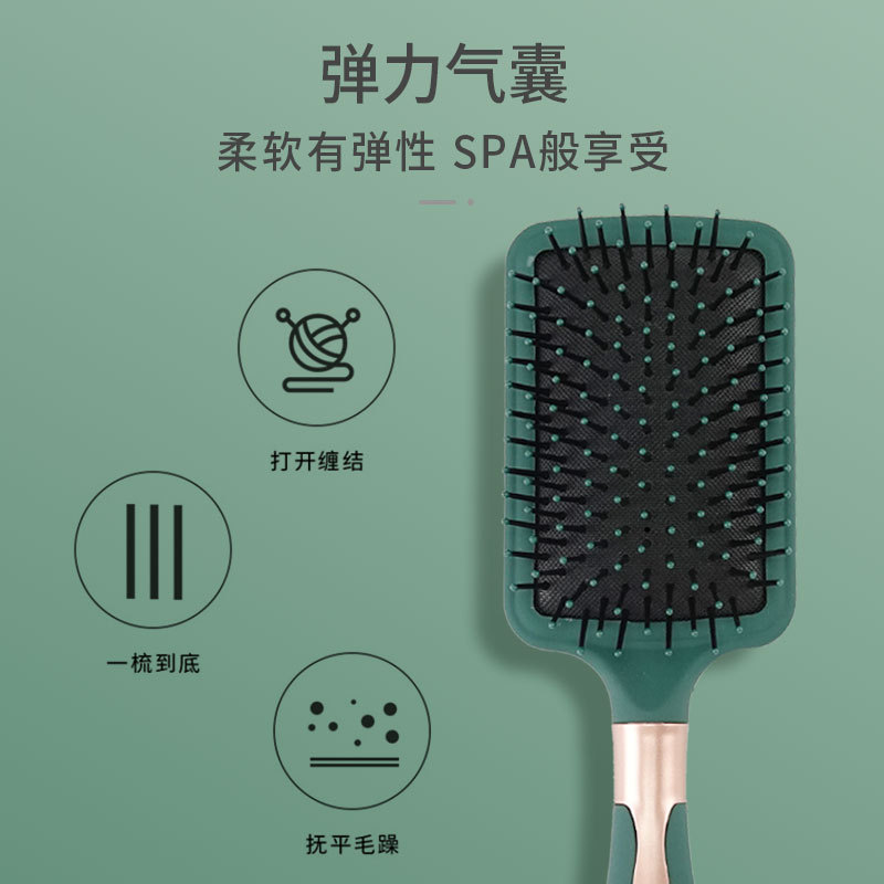 Hair Curling Comb Inner Buckle Cylinder Rolling Comb Blow Hair Shape Massage Cushion Comb Household Female Short Hair Long Hair for Personal Use