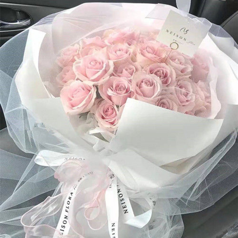 仙女纱慢黑色白色雪纱网纱幔大花艺韩式玫瑰花束包装材料仙女纱