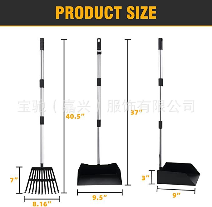 Cross-Border Cleaning Supplies Factory in Stock Pet Pooper Scooper Dog Pooper Scooper Manure Shovel Pet Dog