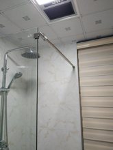 浴室卫生间拉杆淋浴房隔断支撑杆玻璃门固定器固定杆不锈钢配件