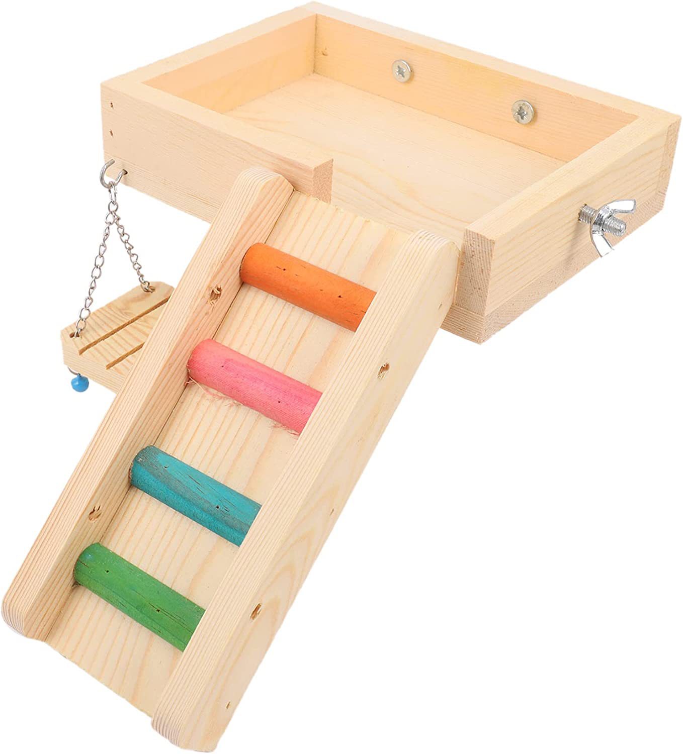 木质仓鼠玩具创意小宠滑滑梯踏板仓鼠生活用品宠物秋千平台-阿里巴巴