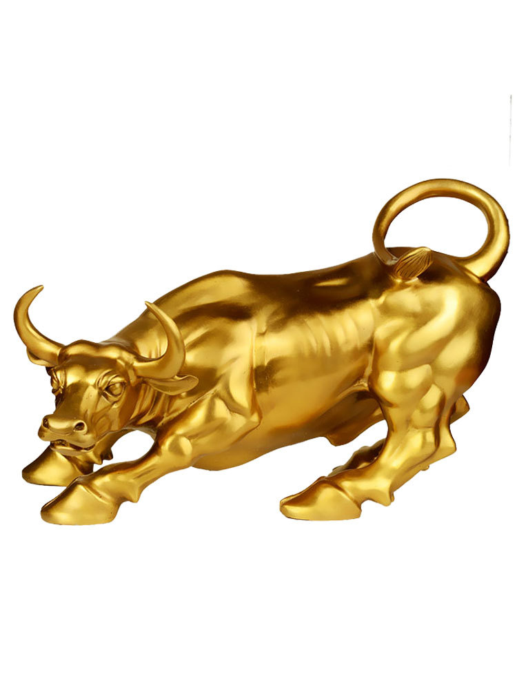 fy5e批发铜牛摆件华尔街金牛生肖牛大号牛气冲天家居客厅办-阿里巴巴