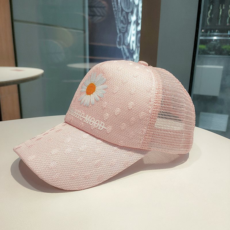 2020新品ins帽子 雏菊棒球帽韩版网帽gd权志龙同款字母印花鸭舌帽