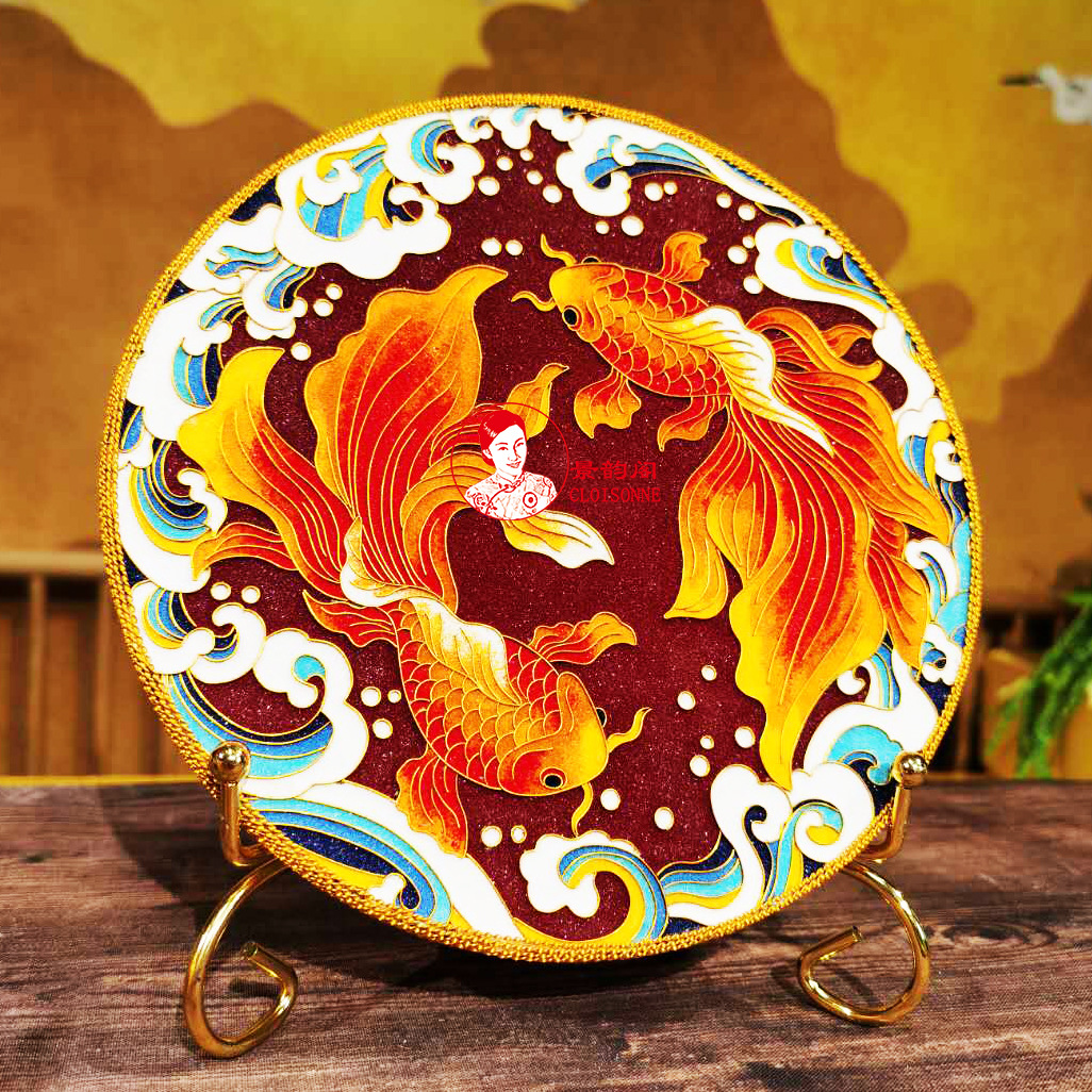 6成交3件北京景泰蓝工艺品圣诞礼品传统珐琅铜胎掐丝熊猫动物摆件厂价