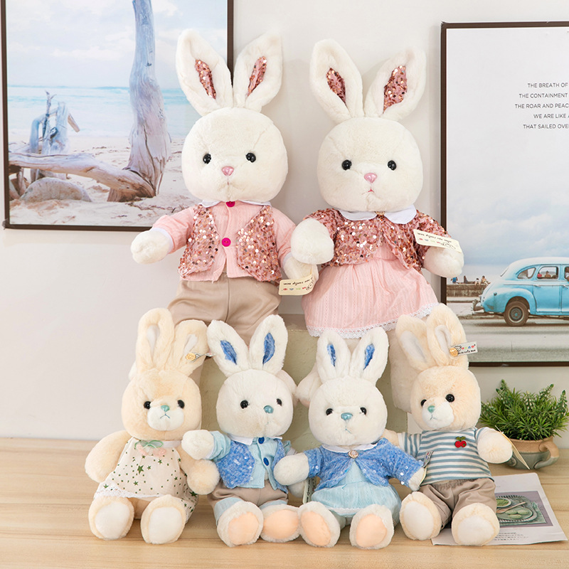 Cute Plush Rabbit Plush Toy Children Doll Doll