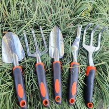 简约风花园种植工具套装合金钢加厚户外园艺铲子种花耙子铁锹现货