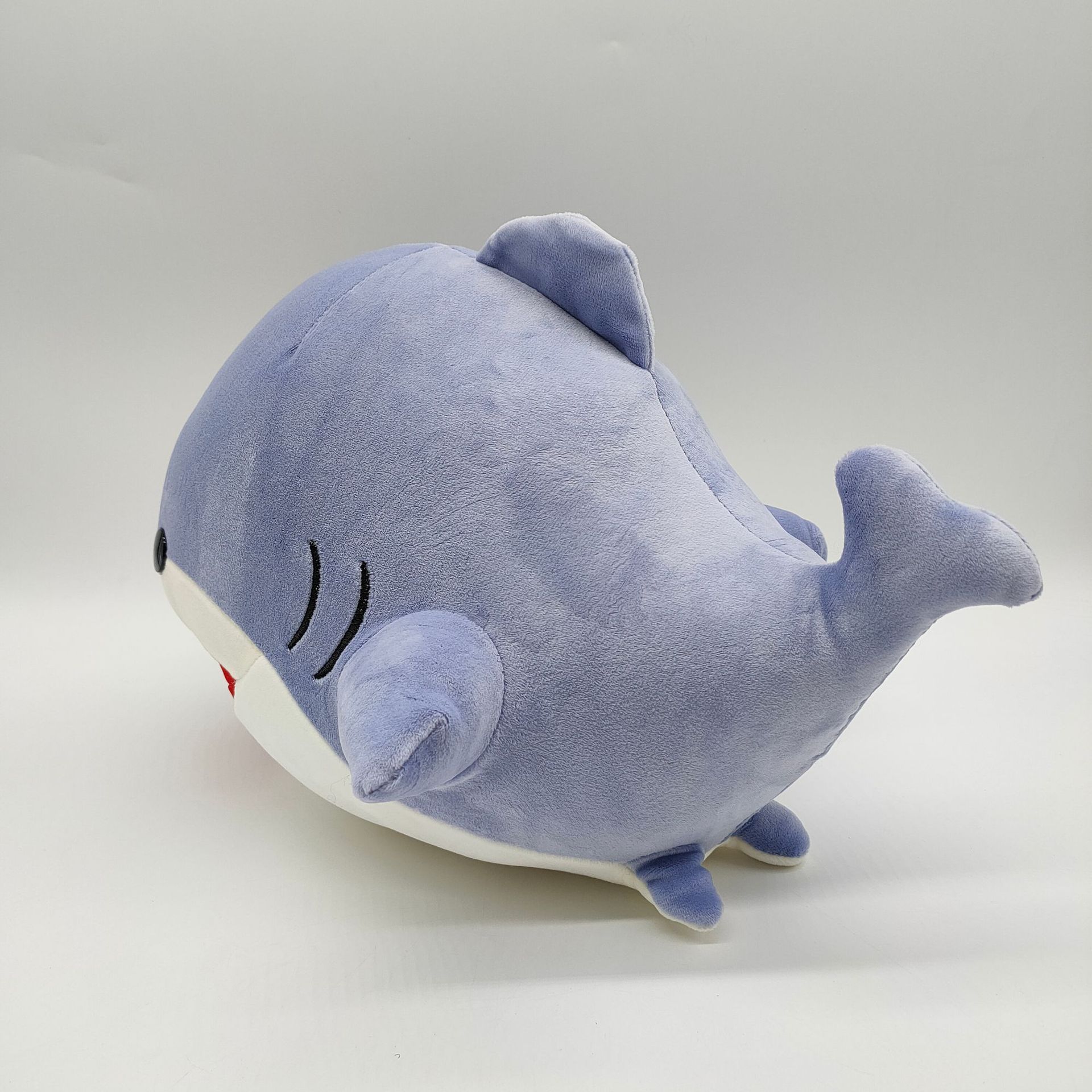 跨境新品 ff14最终幻想14周边鲨鱼指挥官毛绒玩具公仔 来图来样