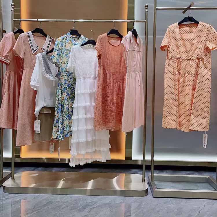 知彩22新款夏季品牌折扣女装走份批发专柜清仓低价正品撤柜货源