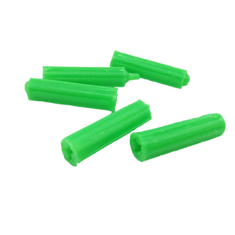 工厂批发绿色塑料膨胀胶塞 6mm膨胀管塑料膨胀壁虎膨胀管墙塞