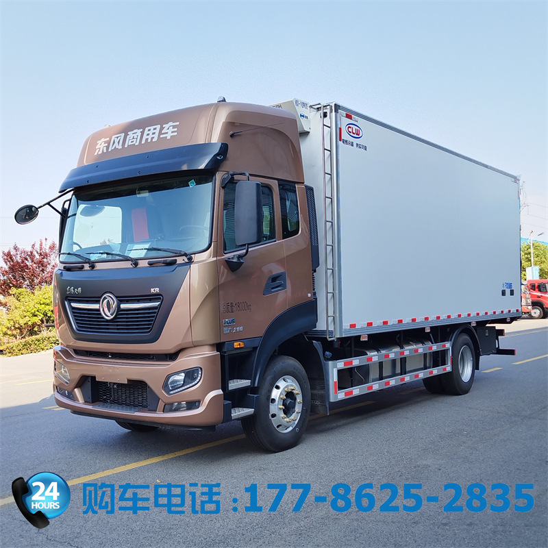 6米8东风天锦冷藏车 生鲜活鱼冻品物流运输出口 保温制冷冷链车
