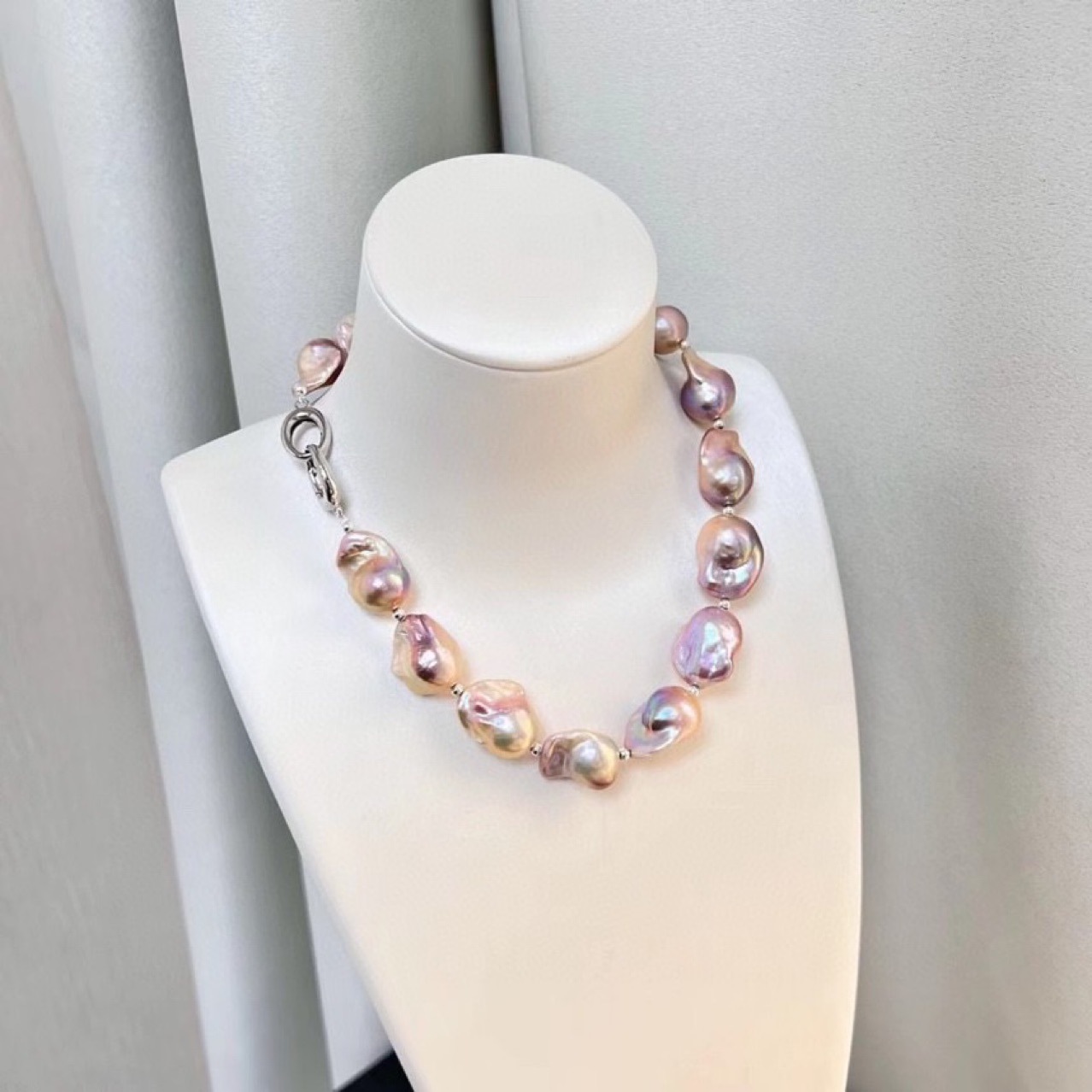 巴洛克淡水珍珠项链