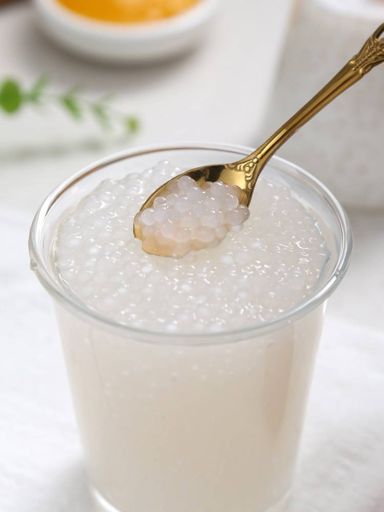 皮小贱白西米小西米家用水果捞西米露西米粒奶茶店专用材料原料