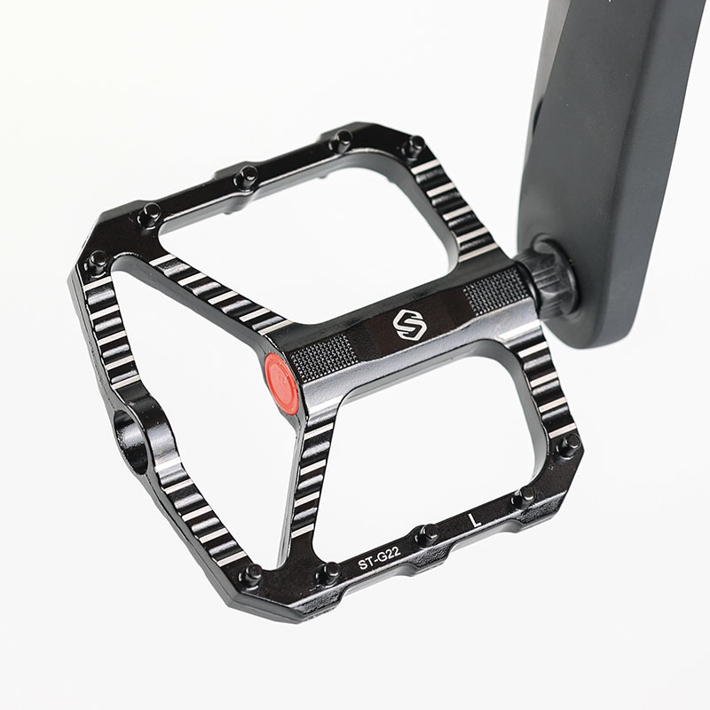 自行车脚踏铝合金双du轴承脚蹬子山地车公路车脚踏板骑行配件跨境