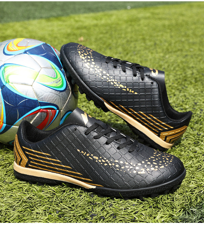 亚马逊大码碎钉足球鞋男女成人青少年儿童学生比赛训练运动鞋童鞋