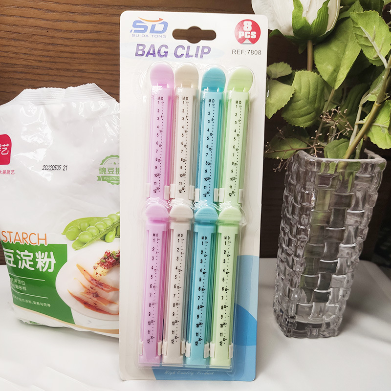 Snack Clip Tea Pincers Food Seal Clip Wholesale Plastic Sealing Clamp Household Food Sealing Clip Sealer