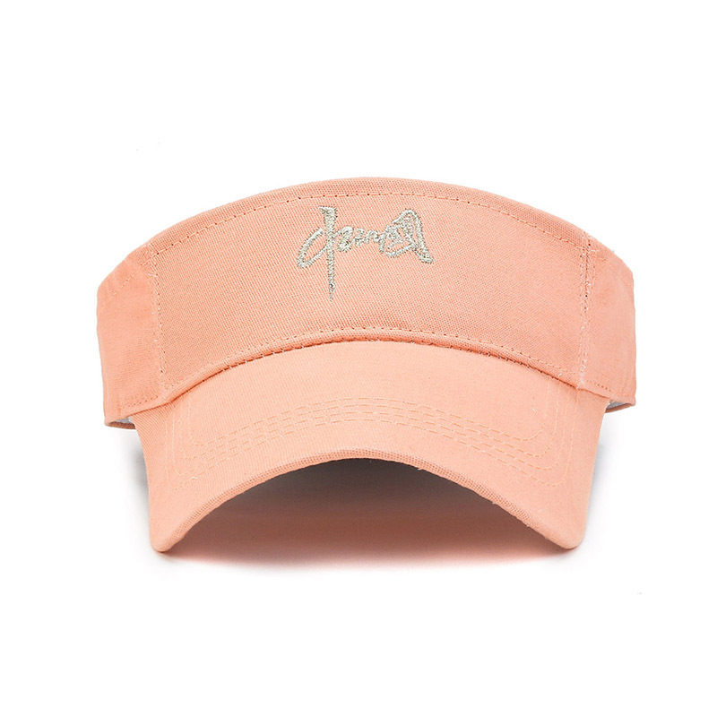 Topless Hat Female Online Influencer Same Style Summer New Couple Sun Hat No Top Hat Breathable Tide Embroidery Letters Live Broadcast