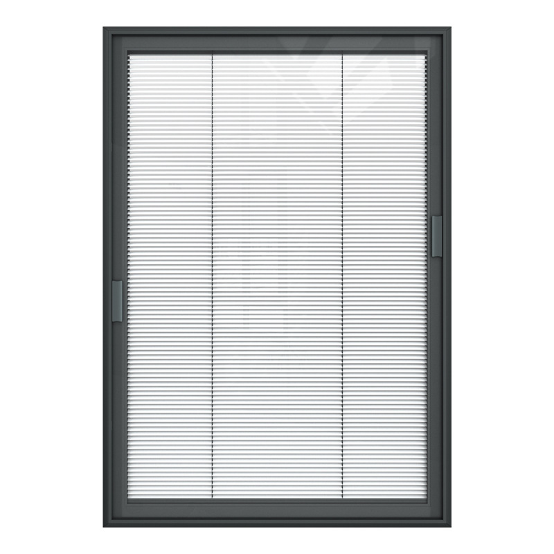 单玻磁控百叶窗卫生间办公室厨房磁吸遮阳铝合金内置百叶窗帘