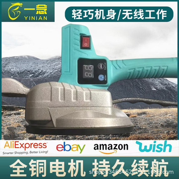 大功率锂电充电式瓷砖平铺机无线数显贴砖机全新升级铺砖震动神器