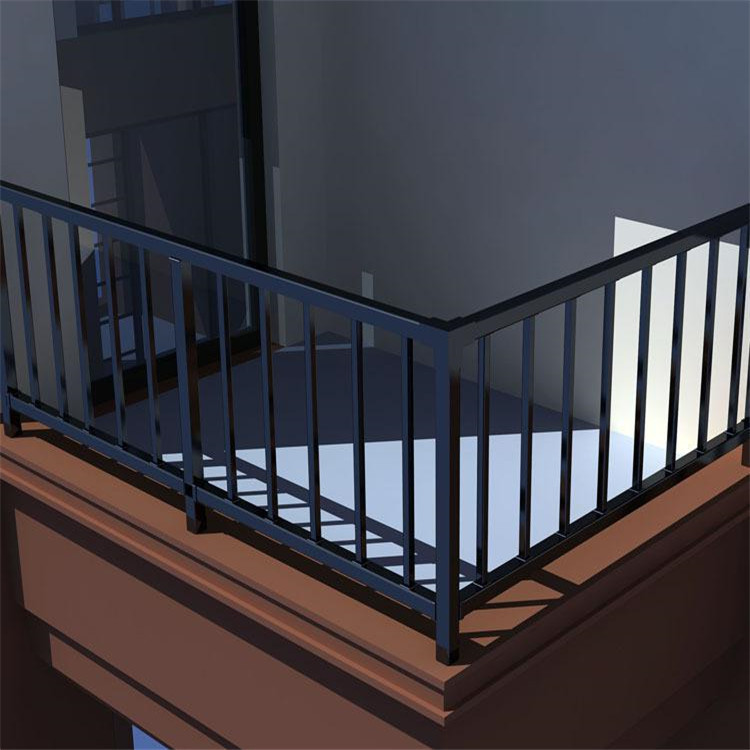 铁艺阳台护栏别墅阳台护栏空调阳台锌钢防护栏工地楼盘防护围栏
