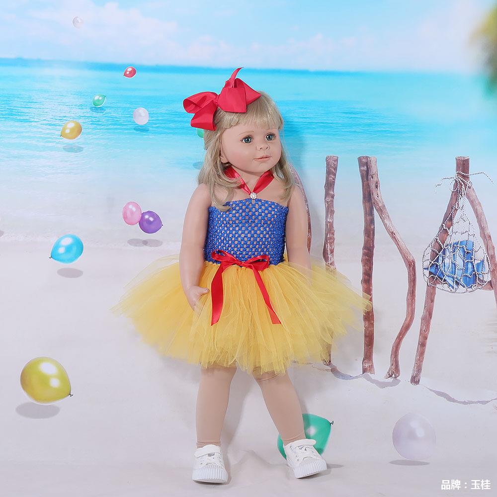 Foreign Trade New Baby Dress Snowyprincess Pettiskirt Amazon Baby Full-Year Birthday High-End Dress