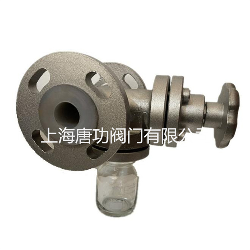 不锈钢衬氟取样阀酸碱精细化工管道取样阀门高温衬F46/PFA取样器
