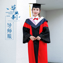 学位学士服毕业礼服大学生男女学院风工科本科文科硕士博士导师服