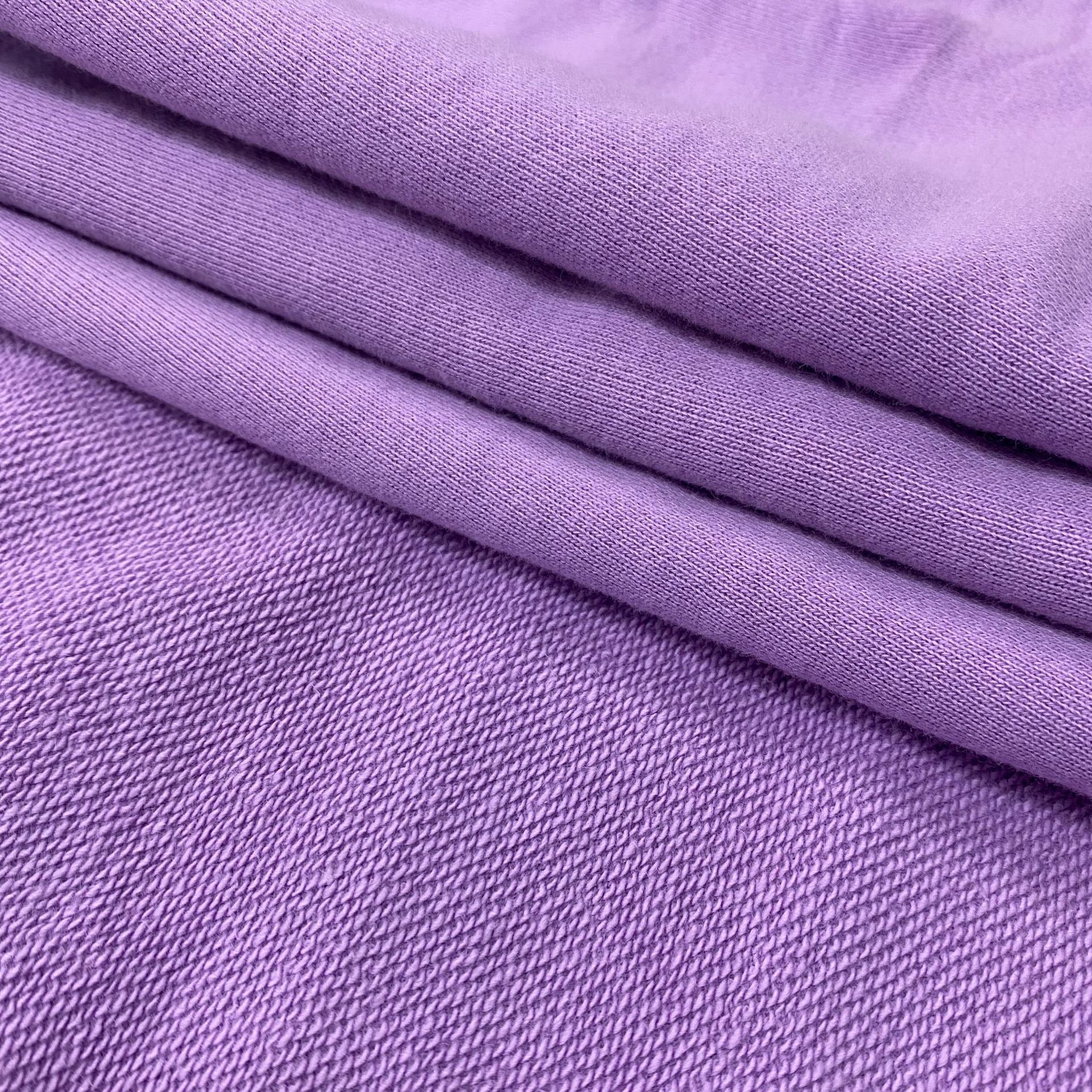 32支全棉食毛卫衣面料 运动卫衣针织面料 精梳棉毛圈服装面料