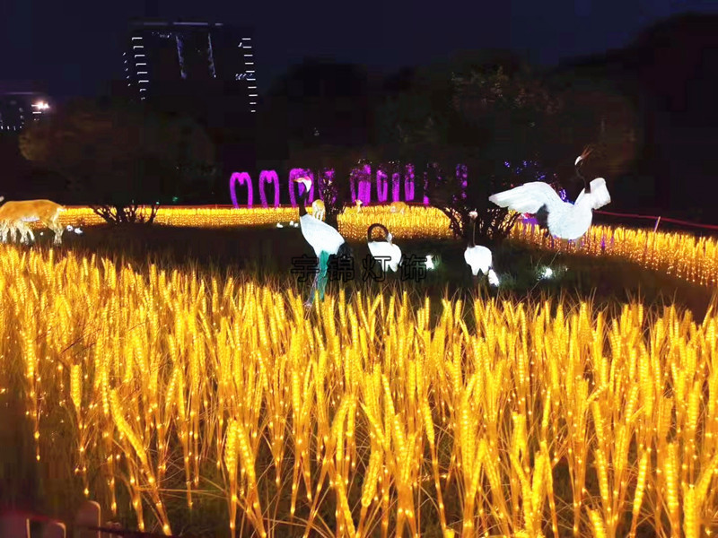 led麦子灯麦穗灯景观发光稻谷灯防水户外装饰插地灯舞台夜景