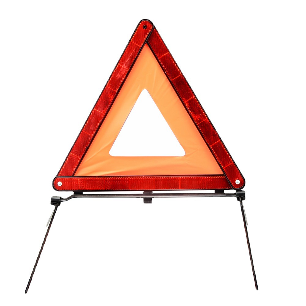 汽车紧急停车汽车三脚架 警示三角牌 警示牌abs pmma 喷塑铁架