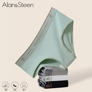 女士内裤莫代尔棉少女中性宽边les女生三角裤抗菌裆中腰透气短裤