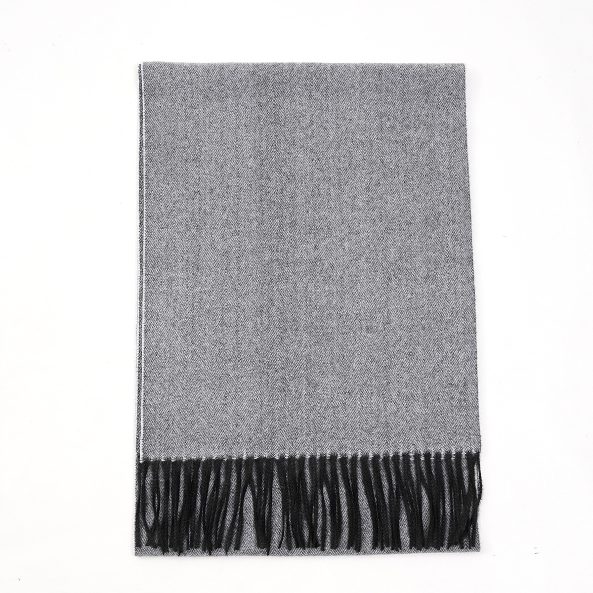 New Exclusive for Cross-Border Simple All-Match Solid Color Trendy Casual Men's Shawl Monochrome Thermal Insulation Tassel Scarf