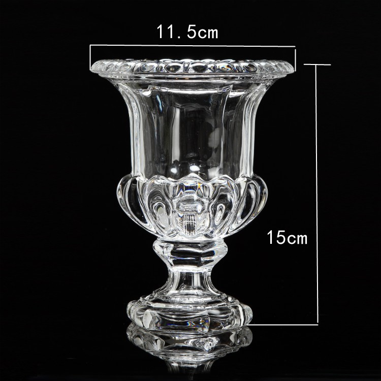 Retro High-Leg Vase Fruit Plate Desktop Storage European Entry Lux Bud Series Wedding Table Vase Factory Direct Sales