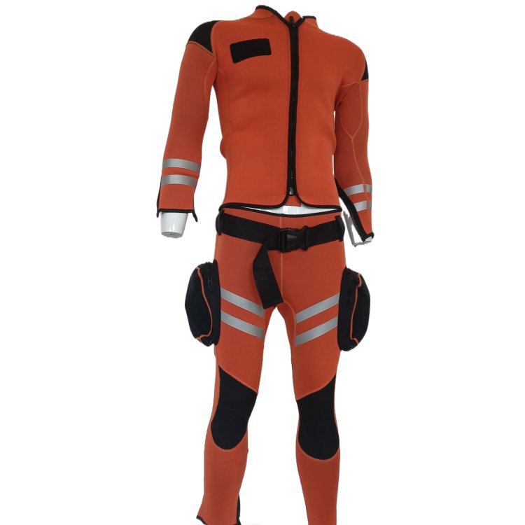 水域抢险湿式救援服分体连体抗洪救灾装备氯丁橡胶密封专业潜水服