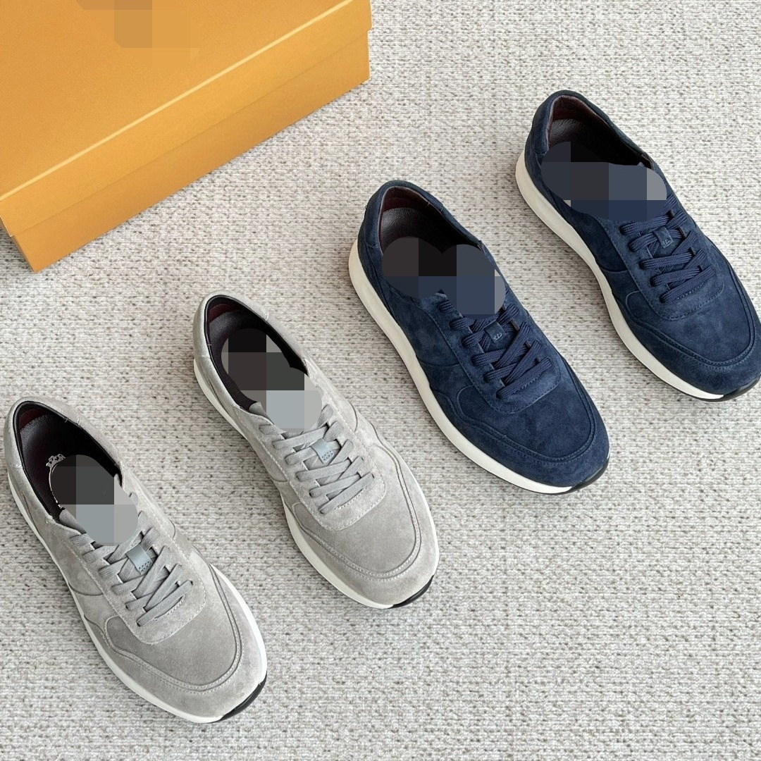 外贸原单t家土豆丝休闲运动鞋男2024春季新款圆头系带真皮男鞋