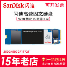 Sandisk/闪迪M.2接口SSD固态硬盘250G 1T高速NVMe系列笔记本硬盘