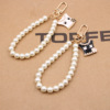 new pattern temperament lady clothes skirt Pearl Mobile phone shell wallet Pendant Pendants String of pearls Headphone sets Material Science