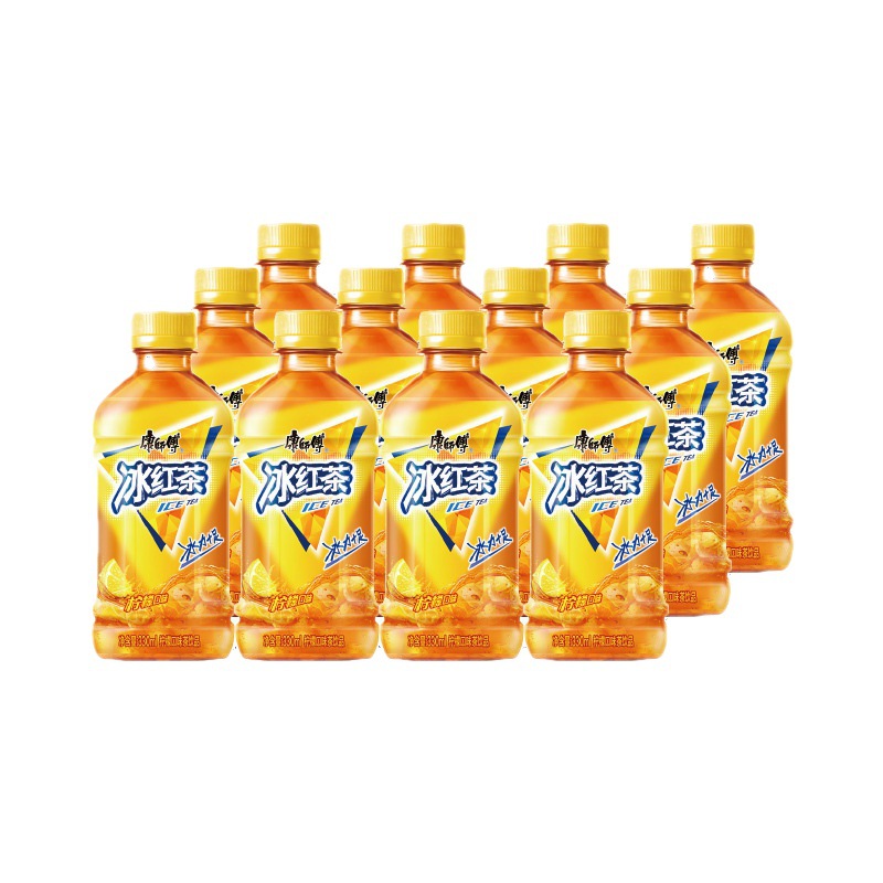批发康师傅冰红茶330ml*12瓶迷你小瓶装茶味果味夏日清爽饮品