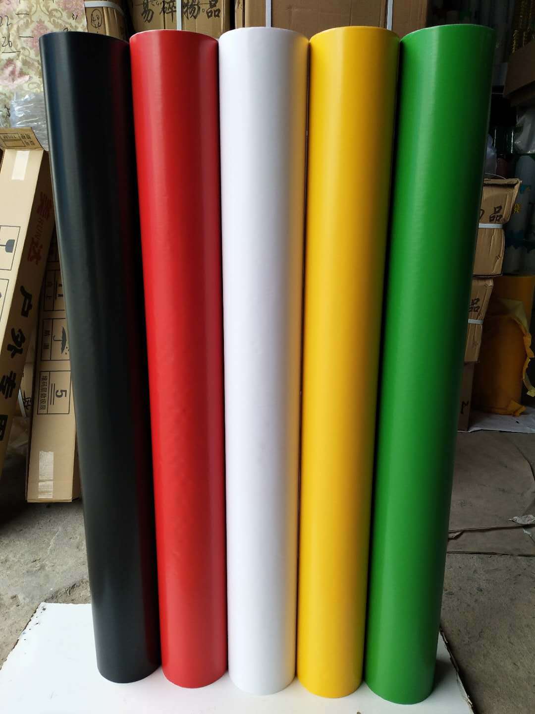 120cm纯色加厚户外广告电脑刻字贴即时贴 超大不干胶防水自粘墙纸