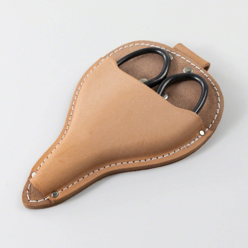 创意腰挂pu皮革剪刀套家用小剪刀保护套剪刀收纳套园艺剪刀套定制