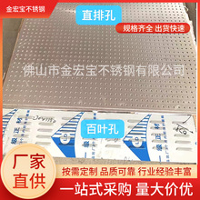 201不锈钢冲孔板不锈钢直排孔304六角孔 百叶孔冲压板可按需制做