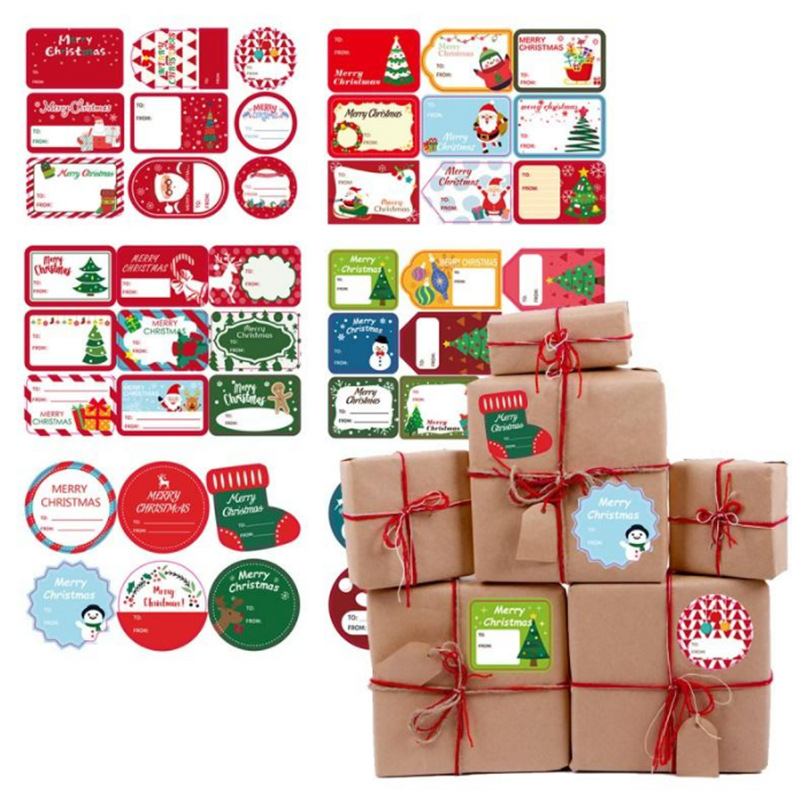 可定制方形圆形异形彩印礼品信封不干胶标签贴纸