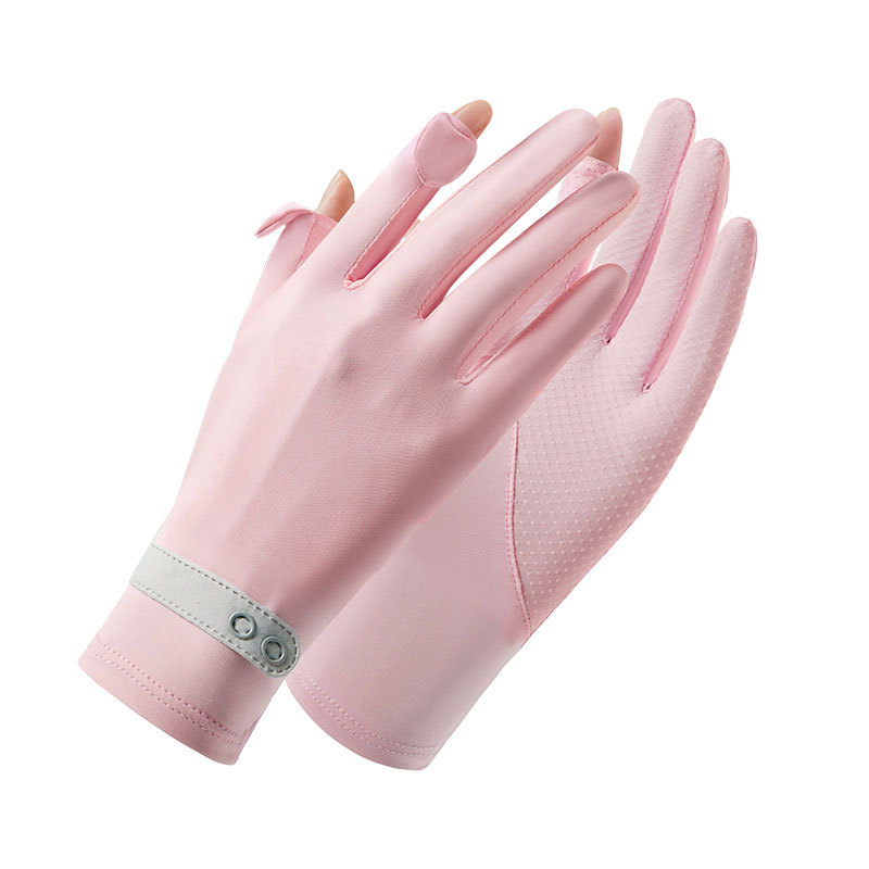 Car Knight Sun Protection Gloves Female Ice Feeling Summer Cycling Wholesale Driving Non-Slip Outdoor Riding Ice Silk Gloves