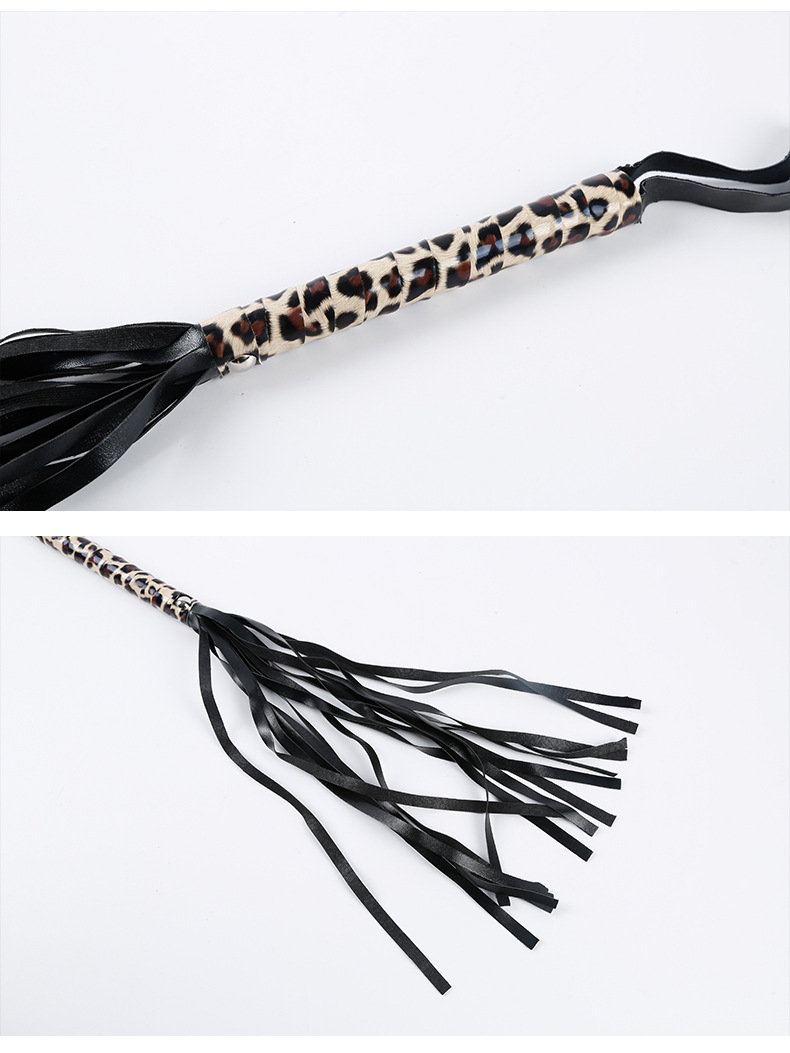 成人玩具捆绑束缚调情调教皮鞭牛皮鞭子散鞭马鞭教鞭豹纹皮鞭